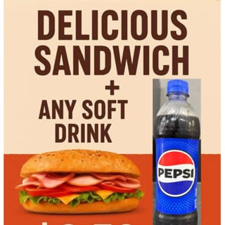 Sandwich + Drink Special